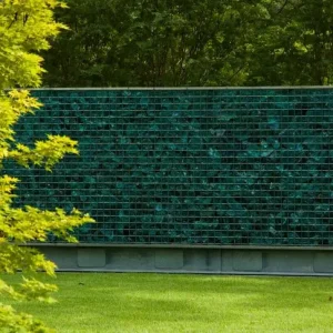 Заборы из стеклянного камня