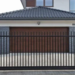 Ворота откатные сварные из 3d евроограждения